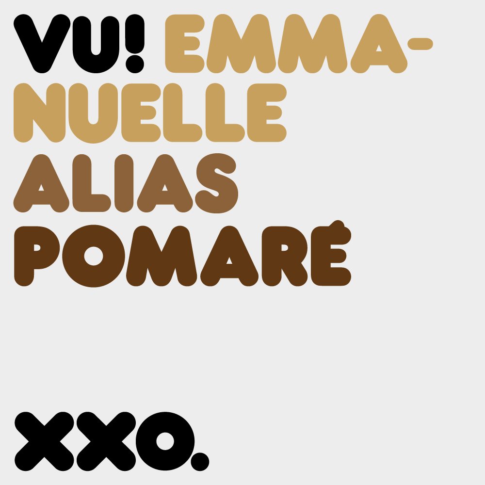 VU ! Emmanuelle Alias Pomaré