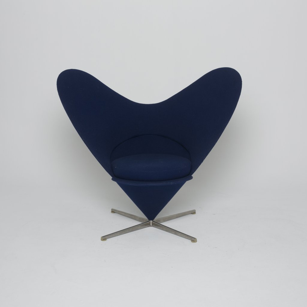 Fauteuil Verner Panton Heart Cone Chair 1959 (Vitra) grand format