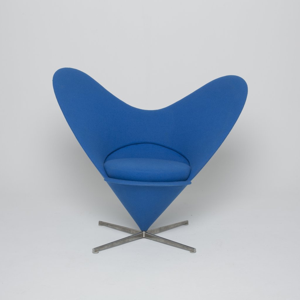 Fauteuil Verner Panton heart cone chair 1959 (Vitra)