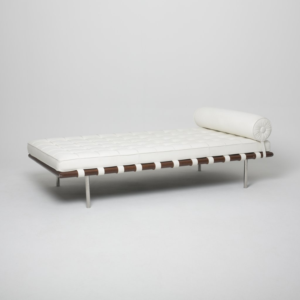 Chaise longue Ludwig Mies Van der Rohe Barcelona 2008 (Knoll) grand format