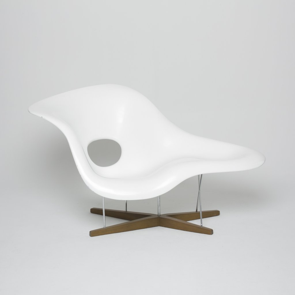 Chaise longue Charles Eames la chaise 1950 (Vitra)