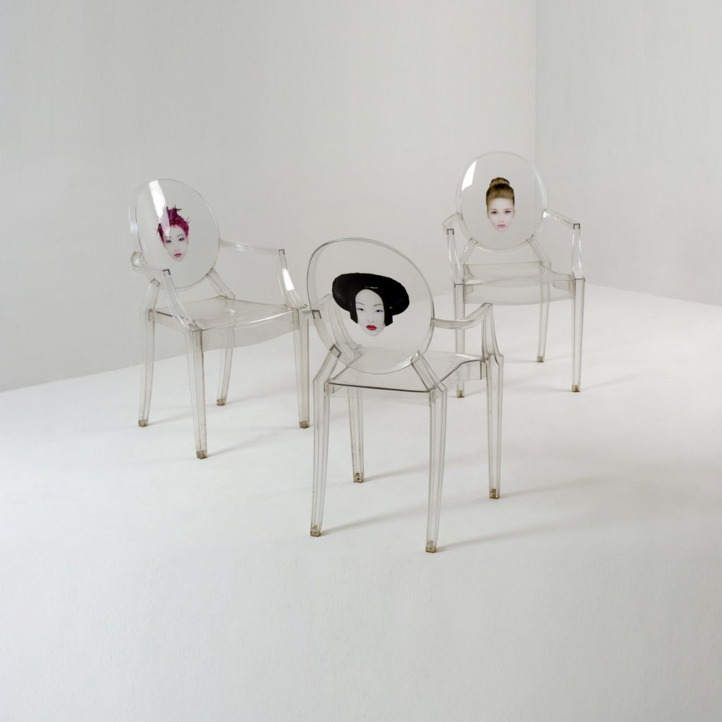 Fauteuil Philippe Starck serie Kong 2000 (Kartell)