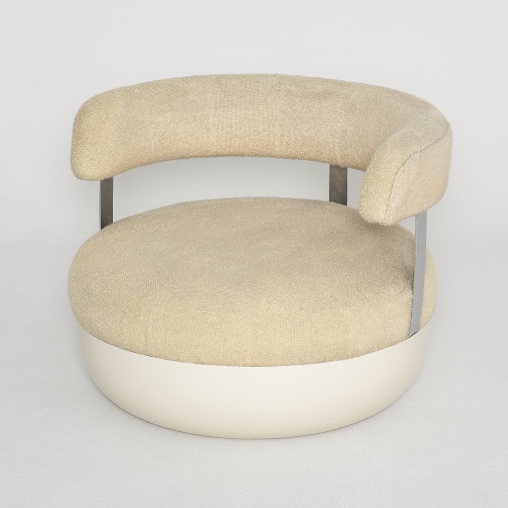 Fauteuil Maurice Calka Fauteuil Mandarine 1969 (Leleu-Deshay)