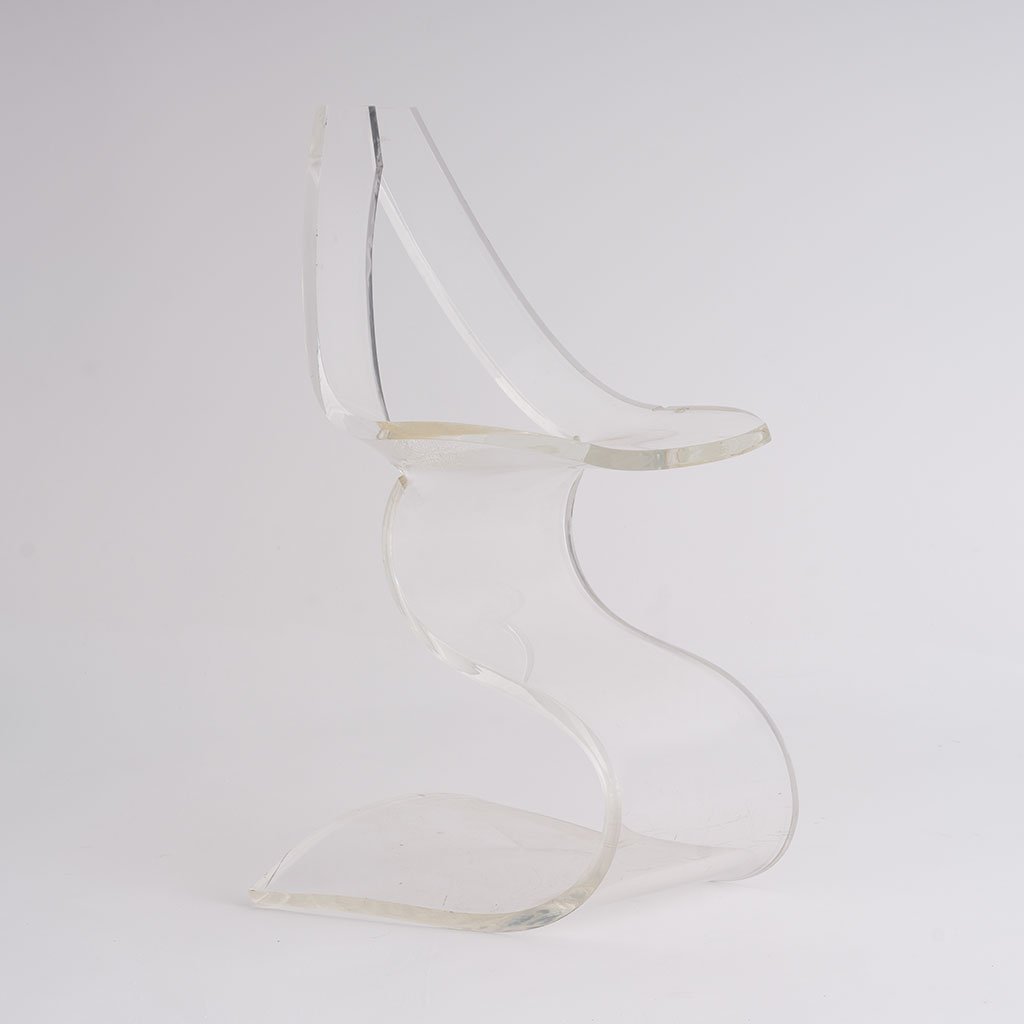 Chaise Michel Dumas Lucite 1970 ( Inconnu)