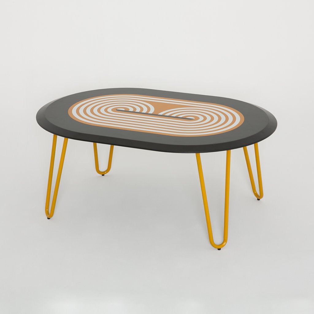 Table basse Jean-Pierre Garrault  1970 (Monoprix)
