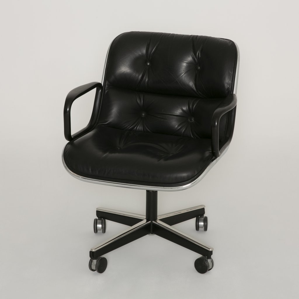 Fauteuil Charles Pollock Executive Chair 1963 (Knoll) grand format