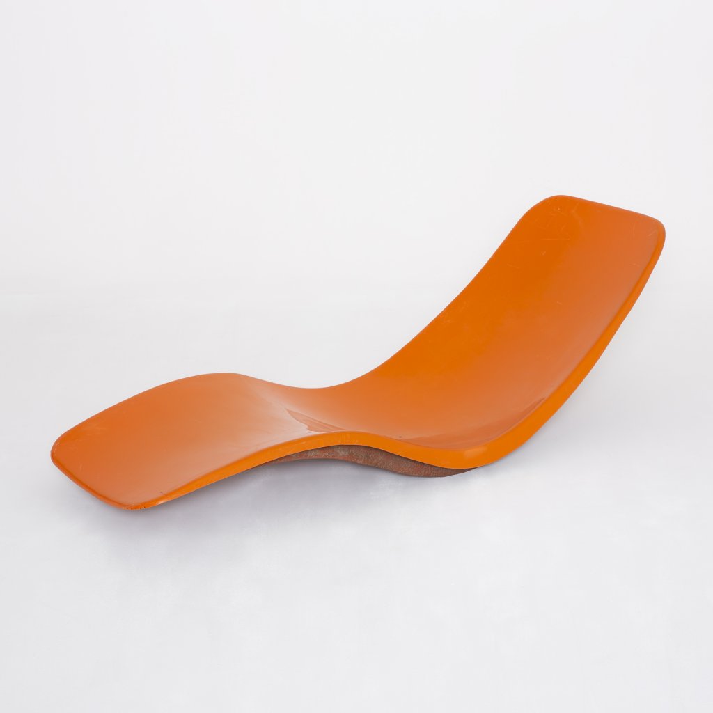 Chaise longue Charles Zublena Relax 1964 (Plastiques De Bourgogne)
