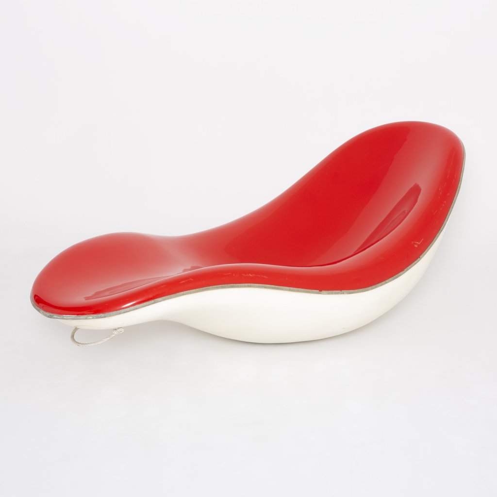 Chaise longue Charles Zublena Relax 6 1970 (Plastiques De Bourgogne) grand format