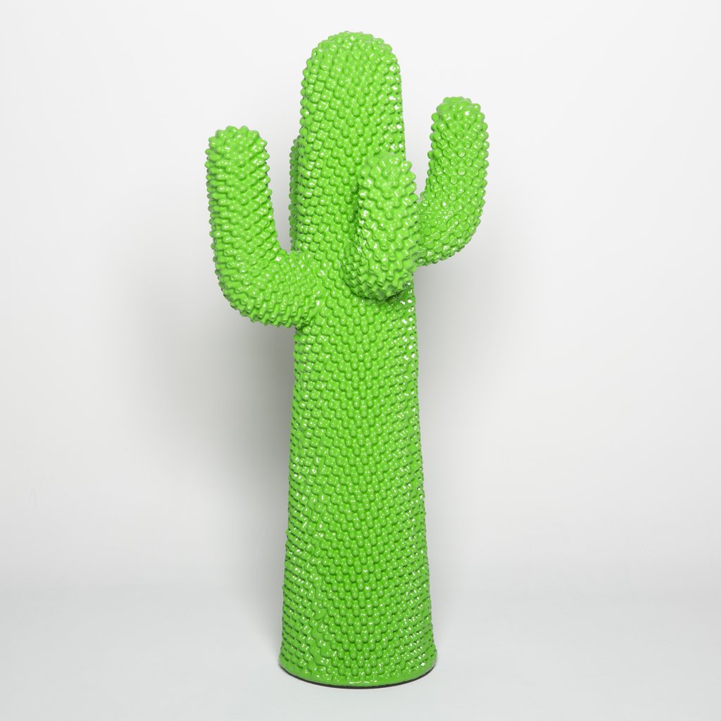 Sculpture Guido Drocco Cactus Another Green 1972 (Gufram) grand format