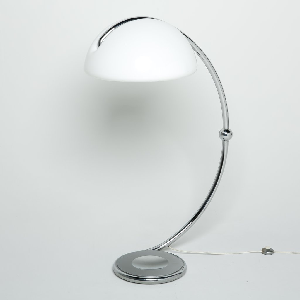Lampadaire Elio Martinelli Lampadaire serpente 1965 (Martinelli Luce)