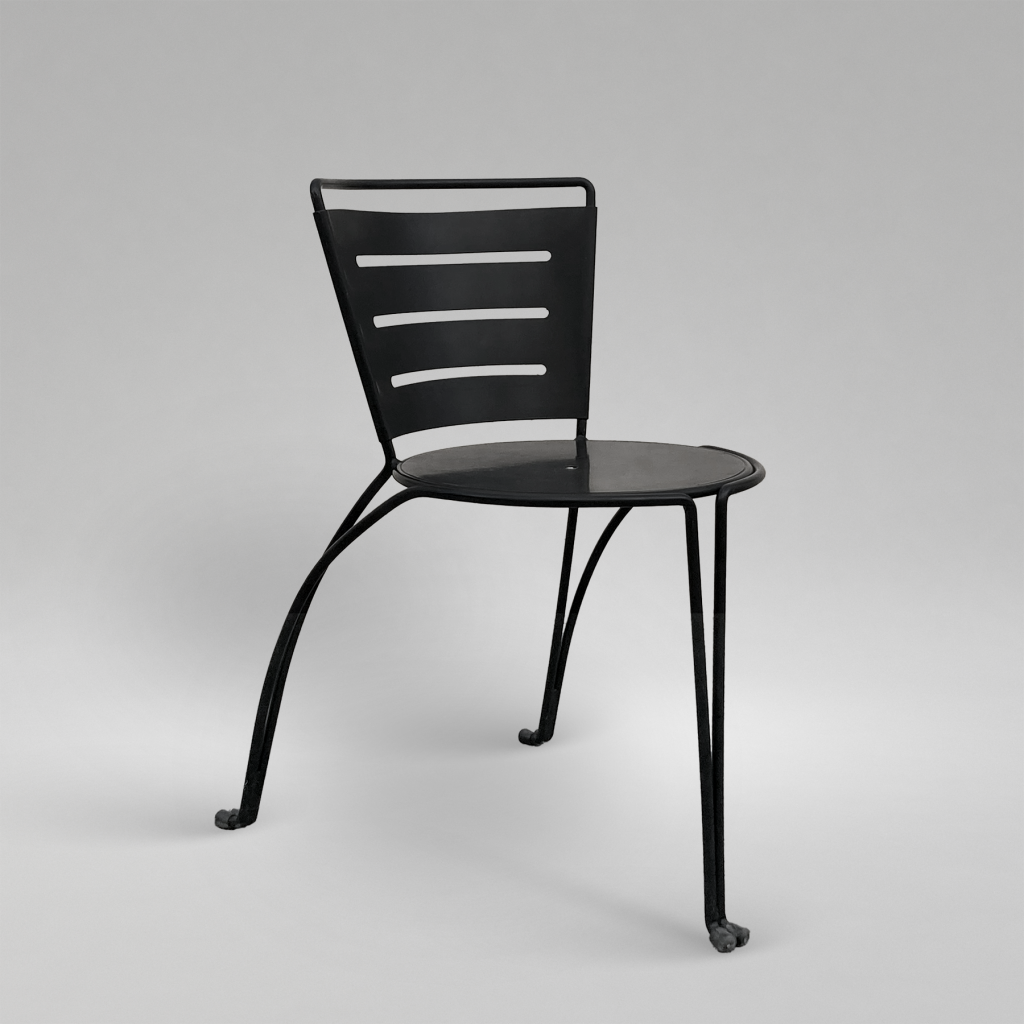 Chaise Jean-Michel Wilmotte Jardin de la fontaine 1987 (Tebong)