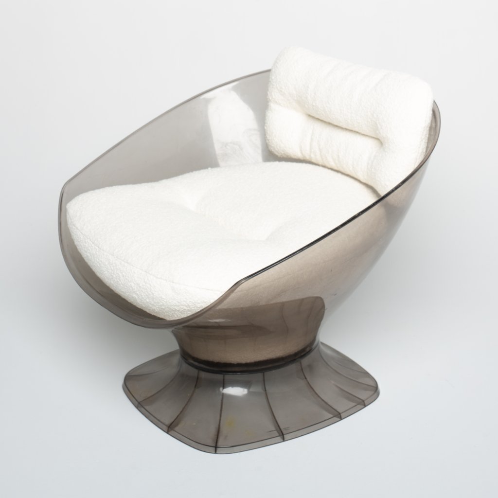 Fauteuil Raphael Raffel ‘’Lucite Pod’’  1970 ( Inconnu)