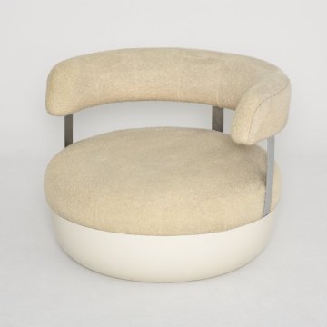 Fauteuil Maurice Calka Fauteuil Mandarine 1969 (Leleu-Deshay)