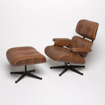 Fauteuil Charles Eames Lounge Chair edition des années 1970 1956 (Mobilier International)