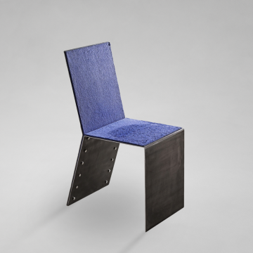 Chaise Hermann Becker Feltburger 1989 (Becker Stahlmöbel)