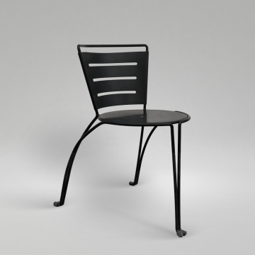 Chaise Jean-Michel Wilmotte Jardin de la fontaine 1987 (Tebong)