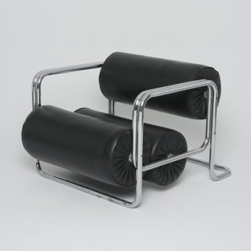 Fauteuil Reinaldo Liero rolo 1970 (Random Lines)