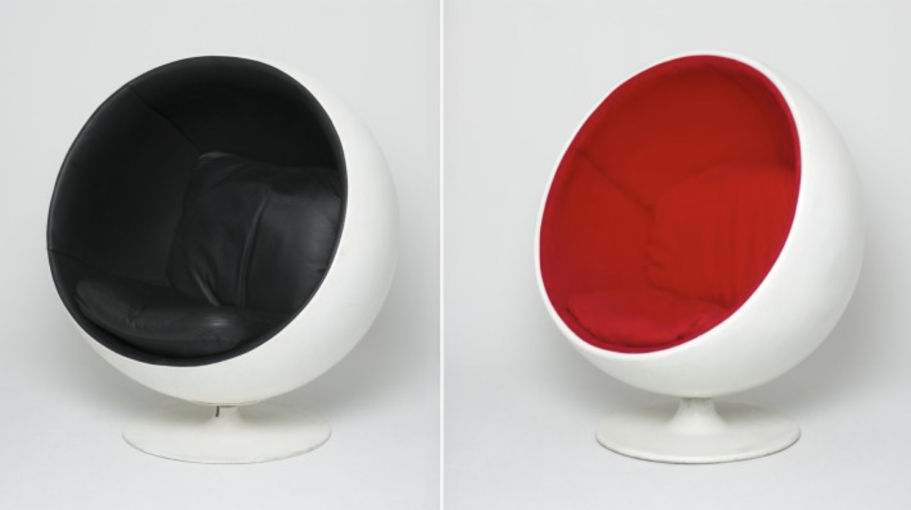 Ball Chair - Eero Aarnio (1963) Références 215 et 6139 sur xxo.com