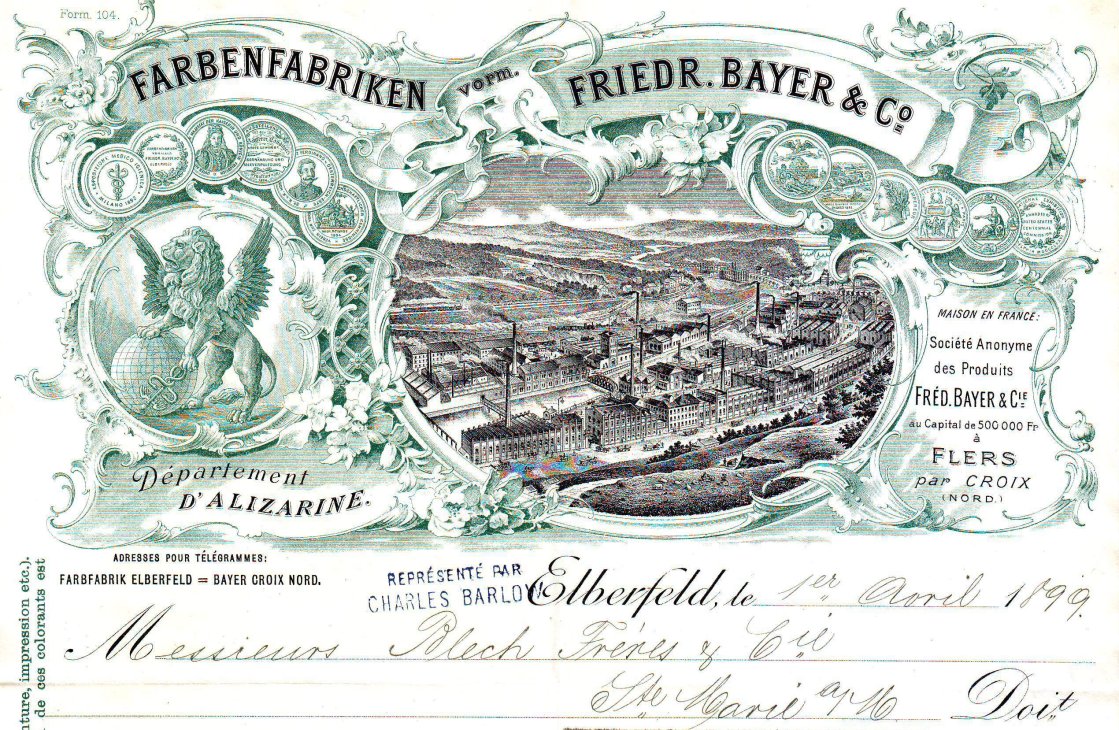 Usines Bayer AG dans les années 1920 © Bayer AG
